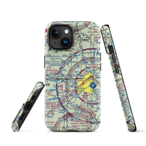Industrial Helicopters Inc. Airport (10LA) VFR Sectional  Tough iPhone Case