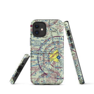 Industrial Helicopters Inc. Airport (10LA) VFR Sectional  Tough iPhone Case