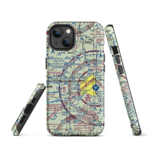 Industrial Helicopters Inc. Airport (10LA) VFR Sectional  Tough iPhone Case