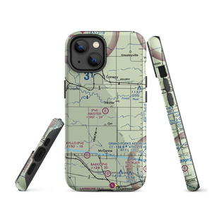 Inkster Airport (ND24) VFR Sectional  Tough iPhone Case