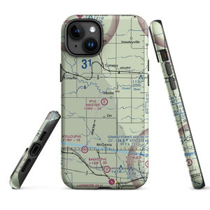 Inkster Airport (ND24) VFR Sectional  Tough iPhone Case