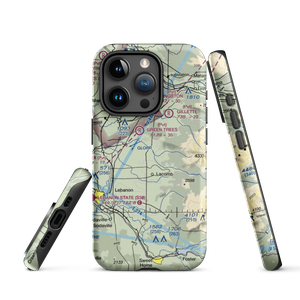 Inspiration Airport (43OR) VFR Sectional  Tough iPhone Case