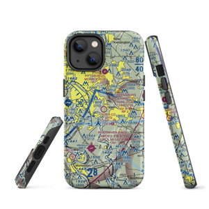 Inter County Airport (31D) VFR Sectional  Tough iPhone Case