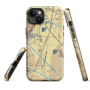 Interstate Airport (07ID) VFR Sectional  Tough iPhone Case