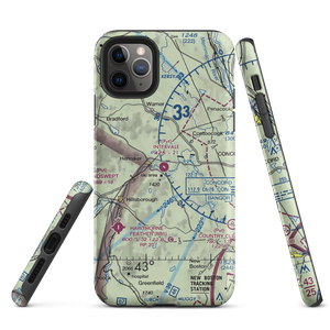 Intervale Airport (NH86) VFR Sectional  Tough iPhone Case