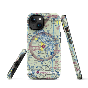Inverness Airport (INF) VFR Sectional  Tough iPhone Case