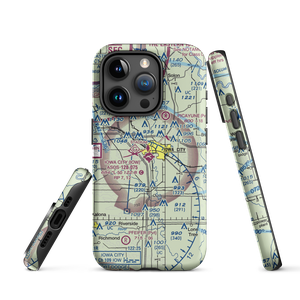 Iowa City Municipal Airport (IOW) VFR Sectional  Tough iPhone Case