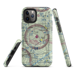 Iowa County Airport (MRJ) VFR Sectional  Tough iPhone Case