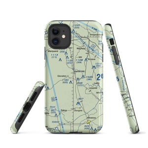 Ira Biffle Airfield (0T3) VFR Sectional  Tough iPhone Case