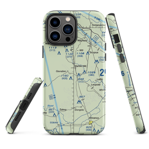 Ira Biffle Airfield (0T3) VFR Sectional  Tough iPhone Case