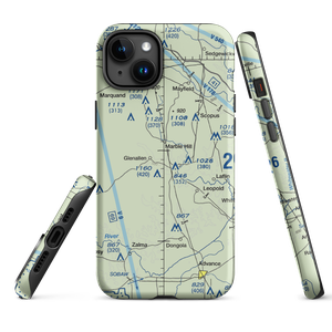 Ira Biffle Airfield (0T3) VFR Sectional  Tough iPhone Case