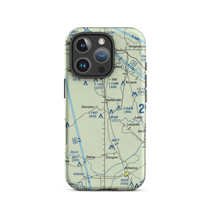 Ira Biffle Airfield (0T3) VFR Sectional  Tough iPhone Case