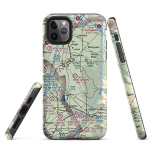 Iron Crown Airport (22OR) VFR Sectional  Tough iPhone Case