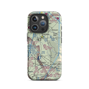 Iron Crown Airport (22OR) VFR Sectional  Tough iPhone Case