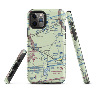Isley Airport (33LL) VFR Sectional  Tough iPhone Case