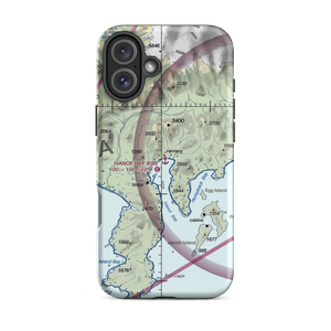 Ivanof Bay Seaplane Base (KIB) VFR Sectional  Tough iPhone Case