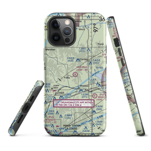 Ives Airport (OK96) VFR Sectional  Tough iPhone Case
