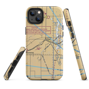 J & M Farms Airport (NM49) VFR Sectional  Tough iPhone Case