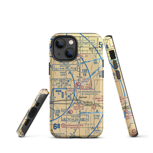 J & S Airport (CD14) VFR Sectional  Tough iPhone Case