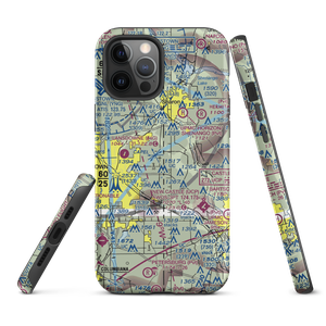 J and B Sky Ranch Airport (8OH3) VFR Sectional  Tough iPhone Case