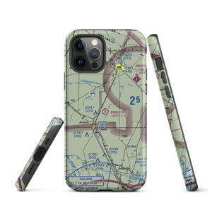 J Bar Wc Ranch Airport (54TS) VFR Sectional  Tough iPhone Case
