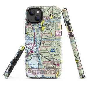 J C's Airport (27WA) VFR Sectional  Tough iPhone Case