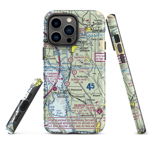 J C's Airport (27WA) VFR Sectional  Tough iPhone Case