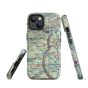 J F T Airport (8PA4) VFR Sectional  Tough iPhone Case