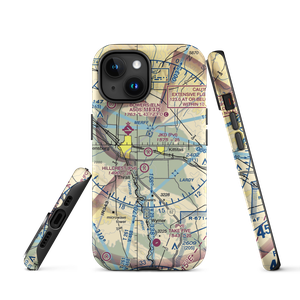 J K D Farms Airport (WN64) VFR Sectional  Tough iPhone Case