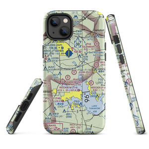 J Linn Airport (37TS) VFR Sectional  Tough iPhone Case