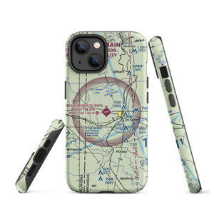 J Lynn Helms Sevier County Airport (DEQ) VFR Sectional  Tough iPhone Case