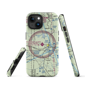 J Lynn Helms Sevier County Airport (DEQ) VFR Sectional  Tough iPhone Case