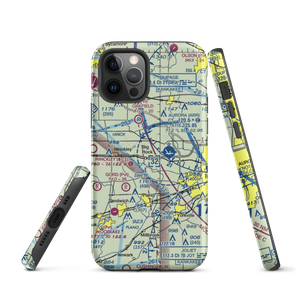 J Maddock Airport (IL38) VFR Sectional  Tough iPhone Case