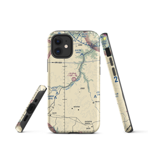 J R Ranch Airport (15TA) VFR Sectional  Tough iPhone Case
