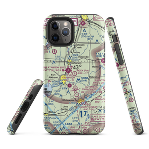 J Rock Airport (WI76) VFR Sectional  Tough iPhone Case