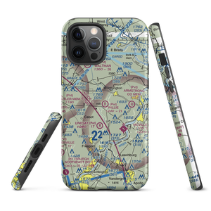 J T Willie Airport (9PS2) VFR Sectional  Tough iPhone Case