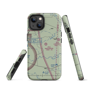 J Y Ranch-R B Masterson Iii Estate Airport (1TX2) VFR Sectional  Tough iPhone Case