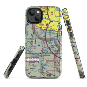 J&J Airport (72NE) VFR Sectional  Tough iPhone Case