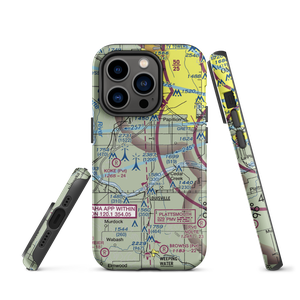 J&J Airport (72NE) VFR Sectional  Tough iPhone Case