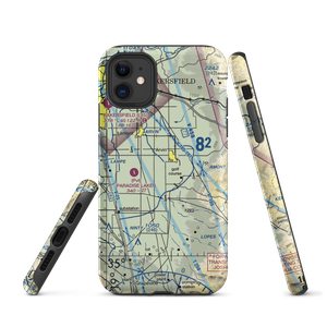 J&J Crop Dusters Inc Airport (6CA7) VFR Sectional  Tough iPhone Case