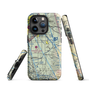 J&J Crop Dusters Inc Airport (6CA7) VFR Sectional  Tough iPhone Case