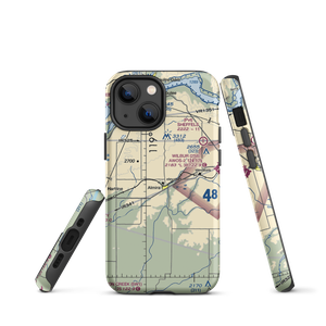 J-Z Airport (1W0) VFR Sectional  Tough iPhone Case