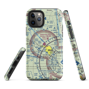 Jack Barstow Airport (IKW) VFR Sectional  Tough iPhone Case