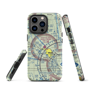 Jack Barstow Airport (IKW) VFR Sectional  Tough iPhone Case