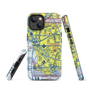 Jack Northrop Field Hawthorne Municipal Airport (HHR) VFR Sectional  Tough iPhone Case