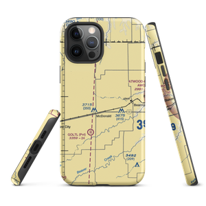 Jack Poore Airport (5KS8) VFR Sectional  Tough iPhone Case