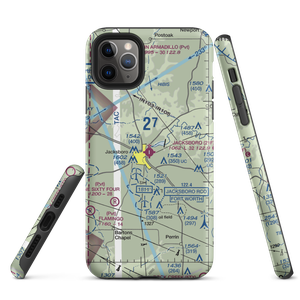 Jacksboro Municipal Airport (21F) VFR Sectional  Tough iPhone Case