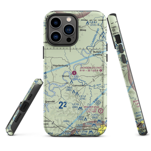 Jackson County Airport (1A7) VFR Sectional  Tough iPhone Case