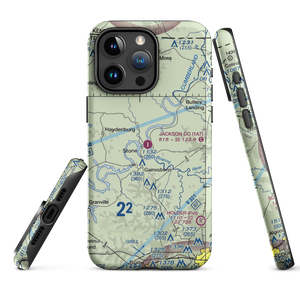 Jackson County Airport (1A7) VFR Sectional  Tough iPhone Case