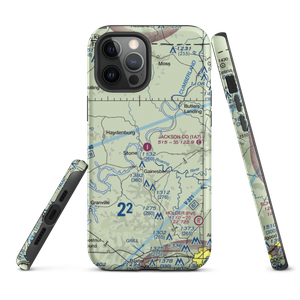 Jackson County Airport (1A7) VFR Sectional  Tough iPhone Case